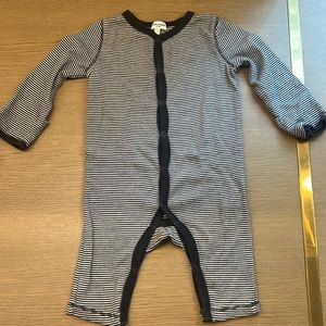 Striped PJ onesie by Splendid